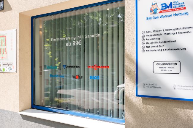 Für diese Gasgeräte bieten wir Kundendienst in Wien an